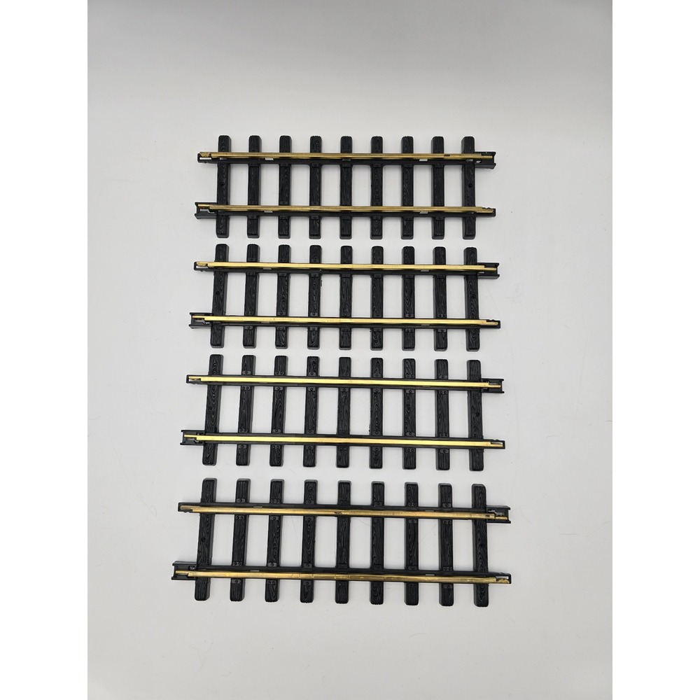 New Bright Holiday Express 3 Straight Tracks 384-387 Series Train Track polished